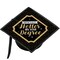 Big Dot of Happiness Officially Hotter By One Degree - College Graduation Cap Decorations Kit - Grad Cap Cover
